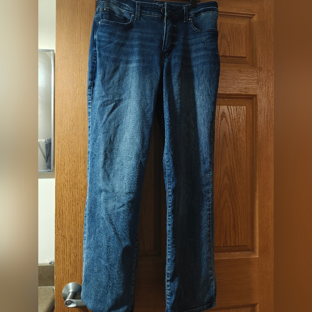 Women's Repreve Everflex High Rise Curvy Blue Jeans Size 10